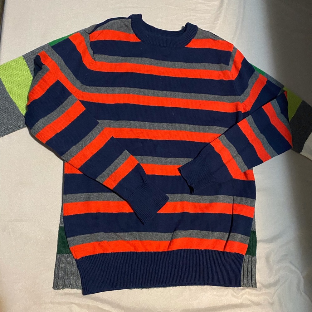 Colorful boys striped casual sweaters